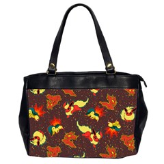 Fire Type Oversize Office Handbag (2 Sides)