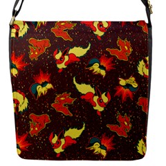 Fire Type Flap Closure Messenger Bag (s) by Mezalola