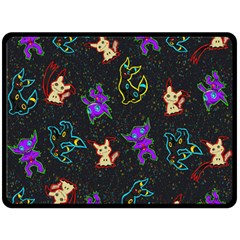 Mimi Fleece Blanket (large)  by Mezalola