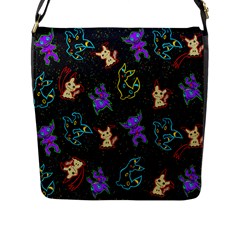 Mimi Flap Closure Messenger Bag (l) by Mezalola