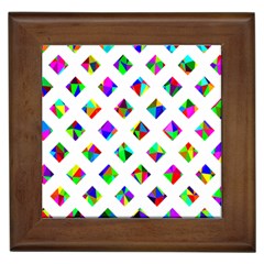 Rainbow Lattice Framed Tiles by Mariart