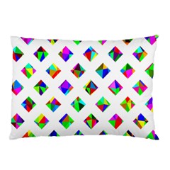 Rainbow Lattice Pillow Case by Mariart