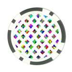 Rainbow Lattice Poker Chip Card Guard (10 pack) Front