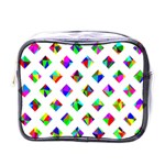 Rainbow Lattice Mini Toiletries Bag (One Side) Front