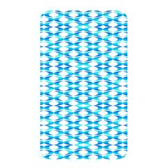 Fabric Geometric Aqua Crescents Memory Card Reader (rectangular) by Bajindul