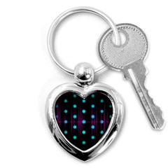 Sound Wave Frequency Key Chain (heart) by HermanTelo