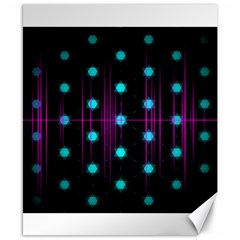 Sound Wave Frequency Canvas 8  X 10  by HermanTelo