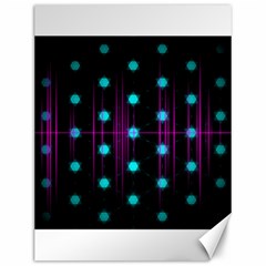 Sound Wave Frequency Canvas 12  X 16  by HermanTelo