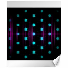 Sound Wave Frequency Canvas 16  X 20 