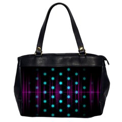 Sound Wave Frequency Oversize Office Handbag (2 Sides) by HermanTelo