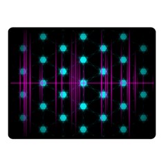 Sound Wave Frequency Fleece Blanket (small)