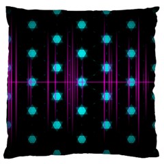 Sound Wave Frequency Large Cushion Case (two Sides)