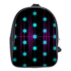 Sound Wave Frequency School Bag (xl)