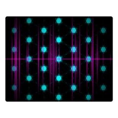 Sound Wave Frequency Double Sided Flano Blanket (large)  by HermanTelo