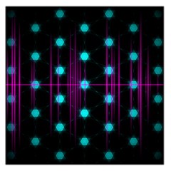 Sound Wave Frequency Large Satin Scarf (square)