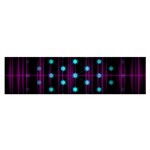 Sound Wave Frequency Satin Scarf (Oblong) Front