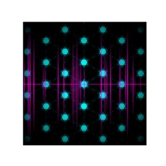 Sound Wave Frequency Small Satin Scarf (square)