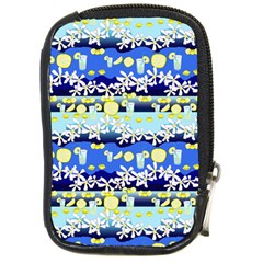 Lemonade Pattern Compact Camera Leather Case by bloomingvinedesign