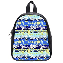 Lemonade Pattern School Bag (small) by bloomingvinedesign