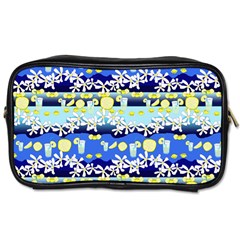 Lemonade Pattern Toiletries Bag (two Sides) by bloomingvinedesign