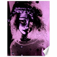 Sad Doll Pink Glow Canvas 12  X 16  by snowwhitegirl