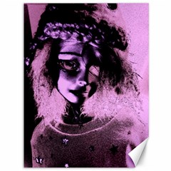 Sad Doll Pink Glow Canvas 36  X 48  by snowwhitegirl