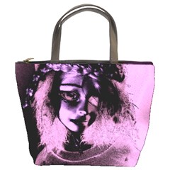 Sad Doll Pink Glow Bucket Bag