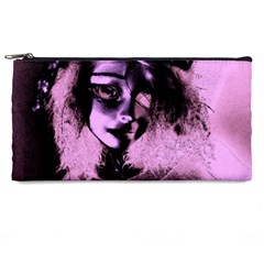 Sad Doll Pink Glow Pencil Cases