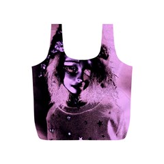 Sad Doll Pink Glow Full Print Recycle Bag (s) by snowwhitegirl