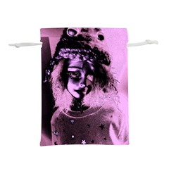 Sad Doll Pink Glow Lightweight Drawstring Pouch (M)