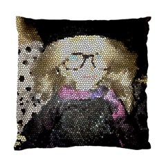 Cat Ears Doll Stained Glass Standard Cushion Case (two Sides) by snowwhitegirl