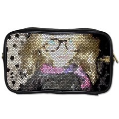 Cat Ears Doll Stained Glass Toiletries Bag (one Side) by snowwhitegirl