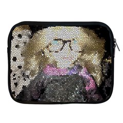 Cat Ears Doll Stained Glass Apple Ipad 2/3/4 Zipper Cases by snowwhitegirl