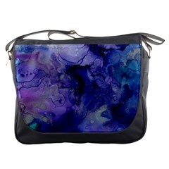 Blue Purple Ink                        Messenger Bag by LalyLauraFLM