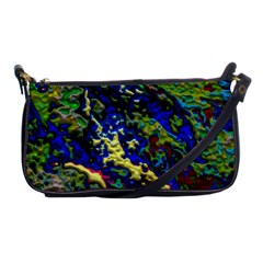 3d Colorful Texture 2                       Shoulder Clutch Bag by LalyLauraFLM