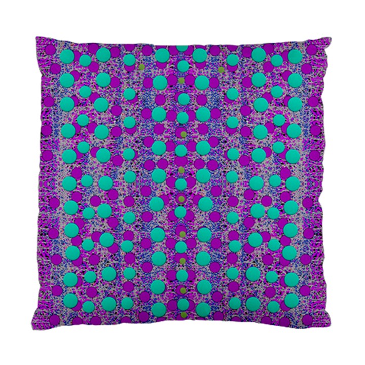 Happy Days Of Free  Polka Dots Decorative Standard Cushion Case (Two Sides)