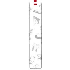 Children Drawings Baby Fish Cat Large Book Marks by Wegoenart