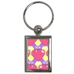 Seamless Repeating Tiling Tileable Key Chain (Rectangle) Front