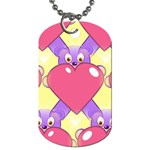 Seamless Repeating Tiling Tileable Dog Tag (Two Sides) Front