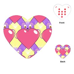 Seamless Repeating Tiling Tileable Playing Cards Single Design (heart) by Wegoenart