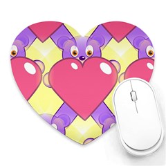 Seamless Repeating Tiling Tileable Heart Mousepads by Wegoenart