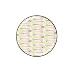 Spoon Pattern Illustrator Green Hat Clip Ball Marker Front