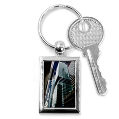 Architecture Frankfurt Reflection Key Chain (rectangle) by Wegoenart