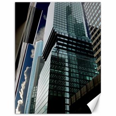 Architecture Frankfurt Reflection Canvas 12  X 16  by Wegoenart