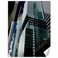 Architecture Frankfurt Reflection Canvas 36  X 48  by Wegoenart