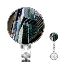 Architecture Frankfurt Reflection Stainless Steel Nurses Watch by Wegoenart