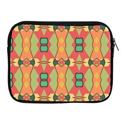 Pattern Orange Green African Apple Ipad 2/3/4 Zipper Cases by Wegoenart