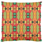 Pattern Orange Green African Standard Flano Cushion Case (Two Sides) Front