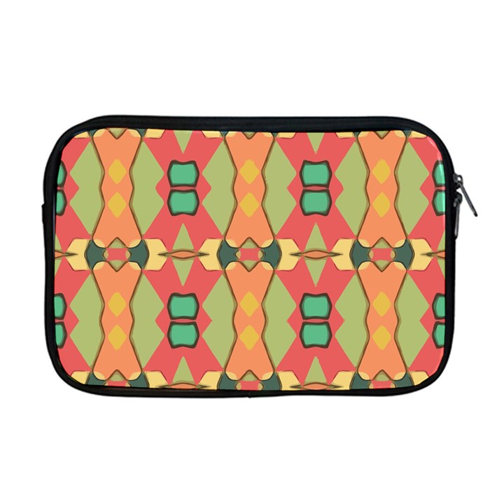 Pattern Orange Green African Apple MacBook Pro 17  Zipper Case