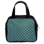 Pattern Green Blue Grey Hues Classic Handbag (Two Sides) Front